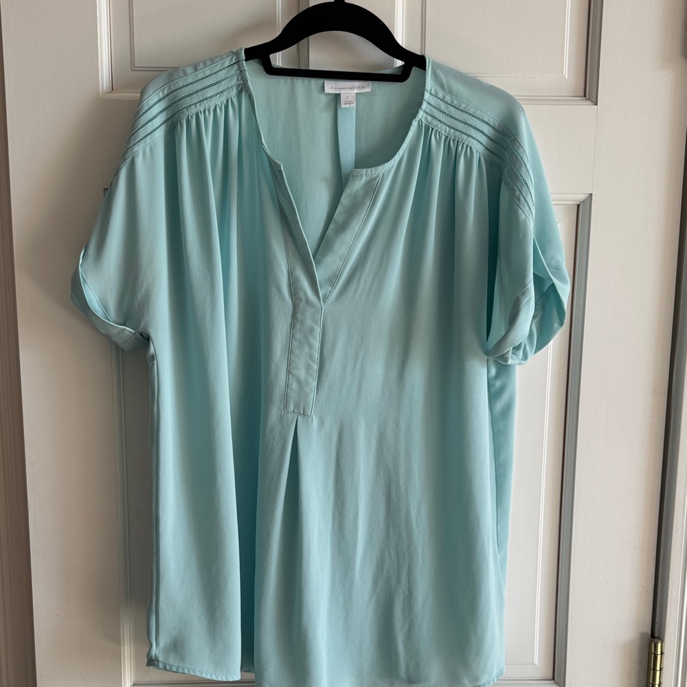 Charter Club Aqua Blouse